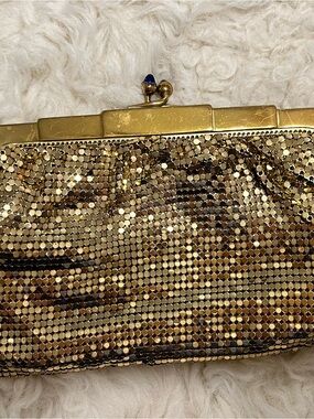 Whiting & Davis Gold Mesh Evening Clutch